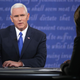 Republican vice presidential nominee Gov. Mike Pence during the vice presidential debate with Democratic nominee Sen. Tim Kaine at Longwood University in Farmville, Va., on Oct. 4, 2016
Chip Somodevilla/Getty Images